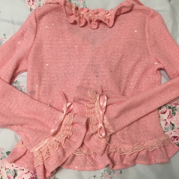 SOLD ON MERCARI Pink Lolita Bolero - Picture 2 of 2